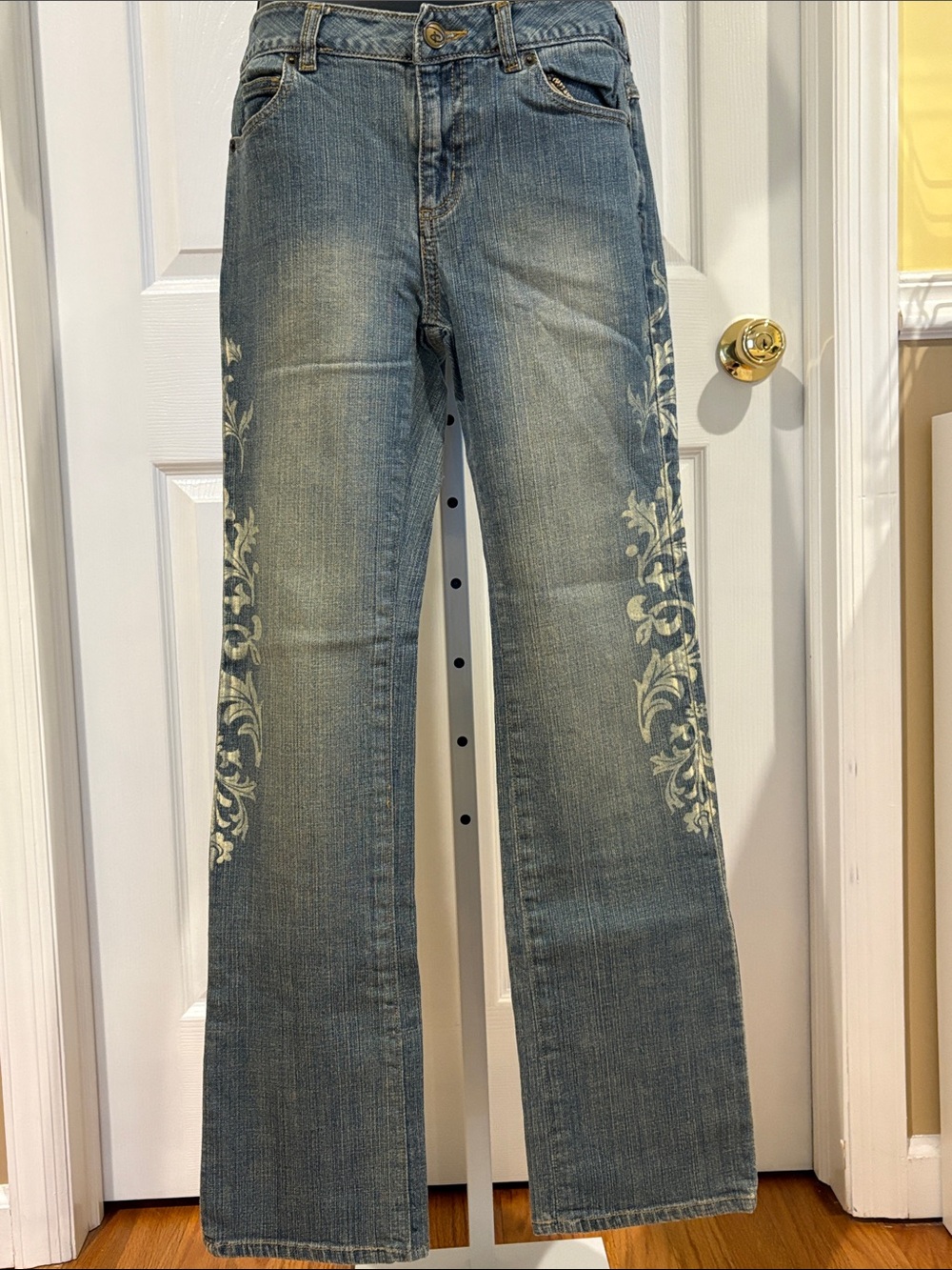 Cute Disney Tinkerbell bootcut jeans size 4